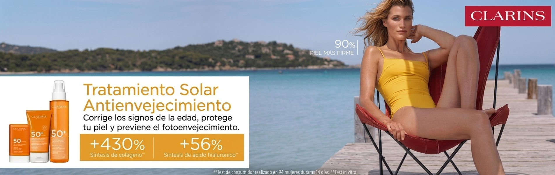 Clarins cremas solares